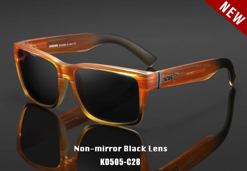 KDEAM Revamp Of Sport Men Sunglasses Polarized Shockingly Colors Sun Glasses Outdoor Driving Photochromic Sunglass With Box