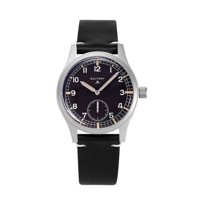 Baltany Dirty Dozen Watch Man S2019 Military Vintage Wristwatch Small Seconds Hand VD78 Quartz Luminous 100M Waterproof Field Wa