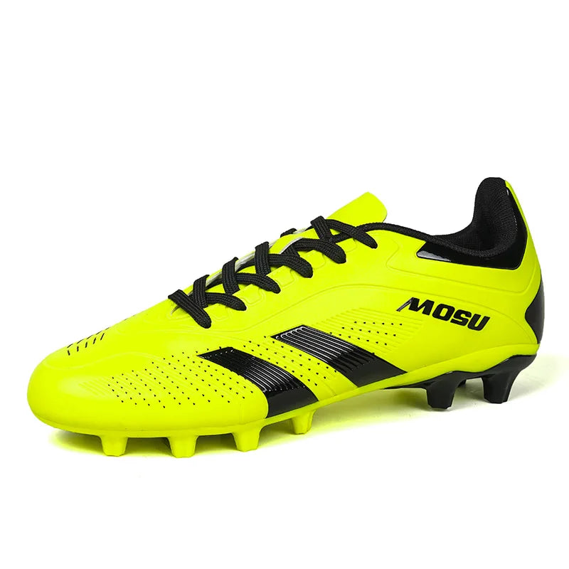 Novas Chuteiras de Futebol para Homem e Mulher, Sapatilhas Desportivas de Interior e Exterior com Pitons Longos e Pitons Partidos para Tapete de Treino de Futebol