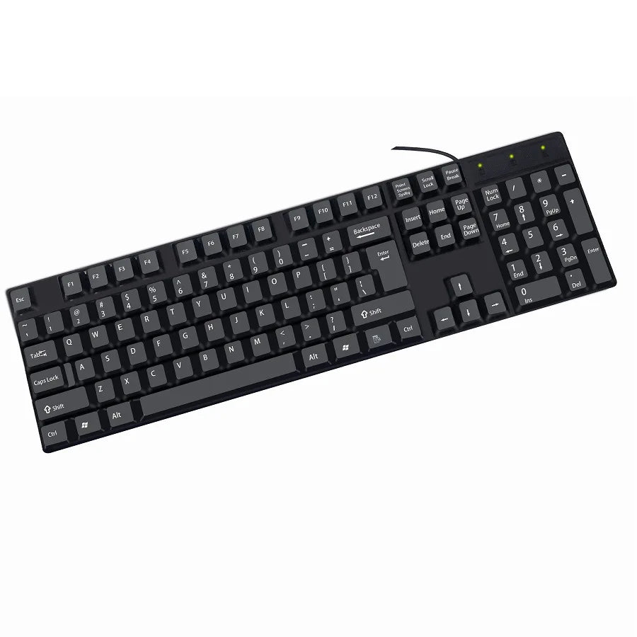 Keycap con lettere spagnole, francesi, russe e arabe per tastiera gaming USB cablata 104 tasti per computer