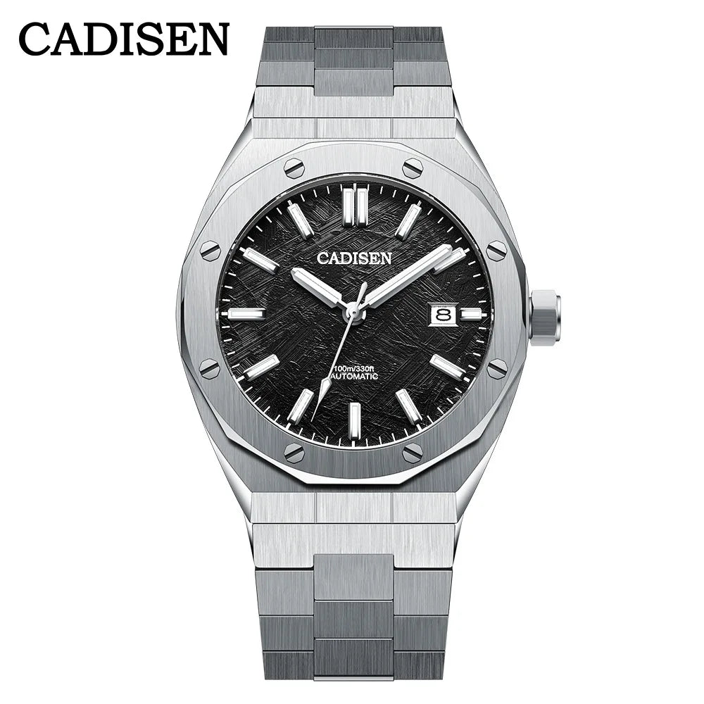 CADISEN Luxury Design 42MM Men Watches Japan MIYOTA 8215 Sapphire Glass Mechanical Automatic Watch Men 100M Waterproof