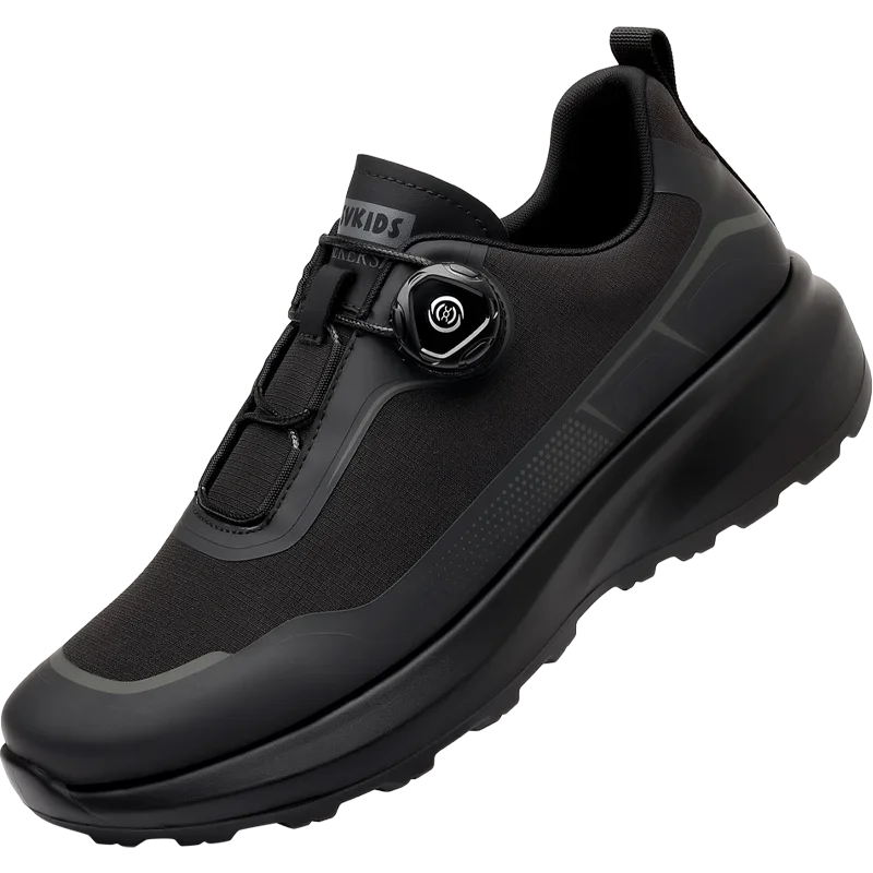Zapatillas deportivas de running para hombre, ligeras, cómodas y versátiles, de color liso y con cierre ajustable para montañismo
