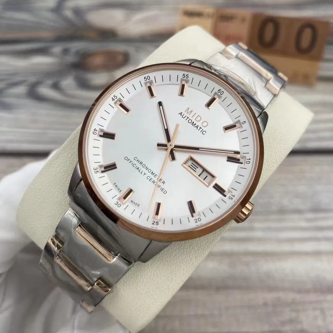 Big Discount Brand Men Automatic Watch Stainless Steel Running Sport Mountaineering Waterproof Watch Automatic Mechanical Watch