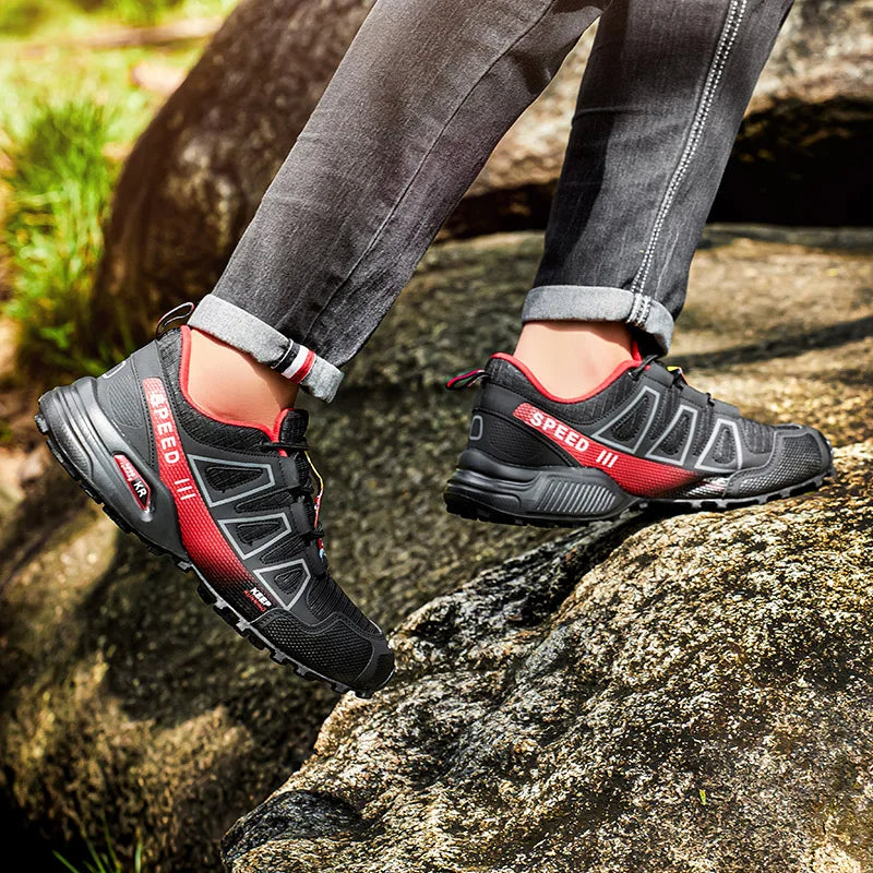 Scarpe da trekking da uomo impermeabili da outdoor con lacci, scarpe sportive, scarpe casual da bicicletta da donna, scarpe tattiche da allenamento da campo antiscivolo