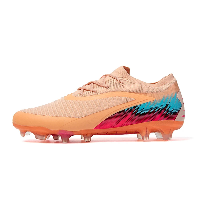 Nuove scarpe da calcio da uomo per partita e allenamento, tacchetti antiscivolo con tacchetti lunghi FG, ultraleggere da outdoor, sneaker, dropshipping