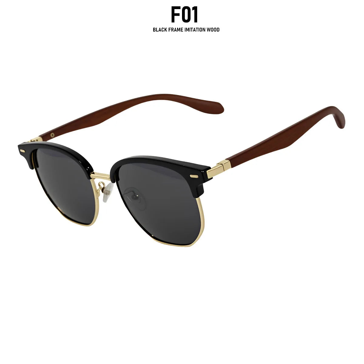 Polarized Sunglass Men Lenses Semi Rimless Vintage Retro Sunglasses Women Trendy Vacation Fashion Glasses Gafas De Sol Hombre