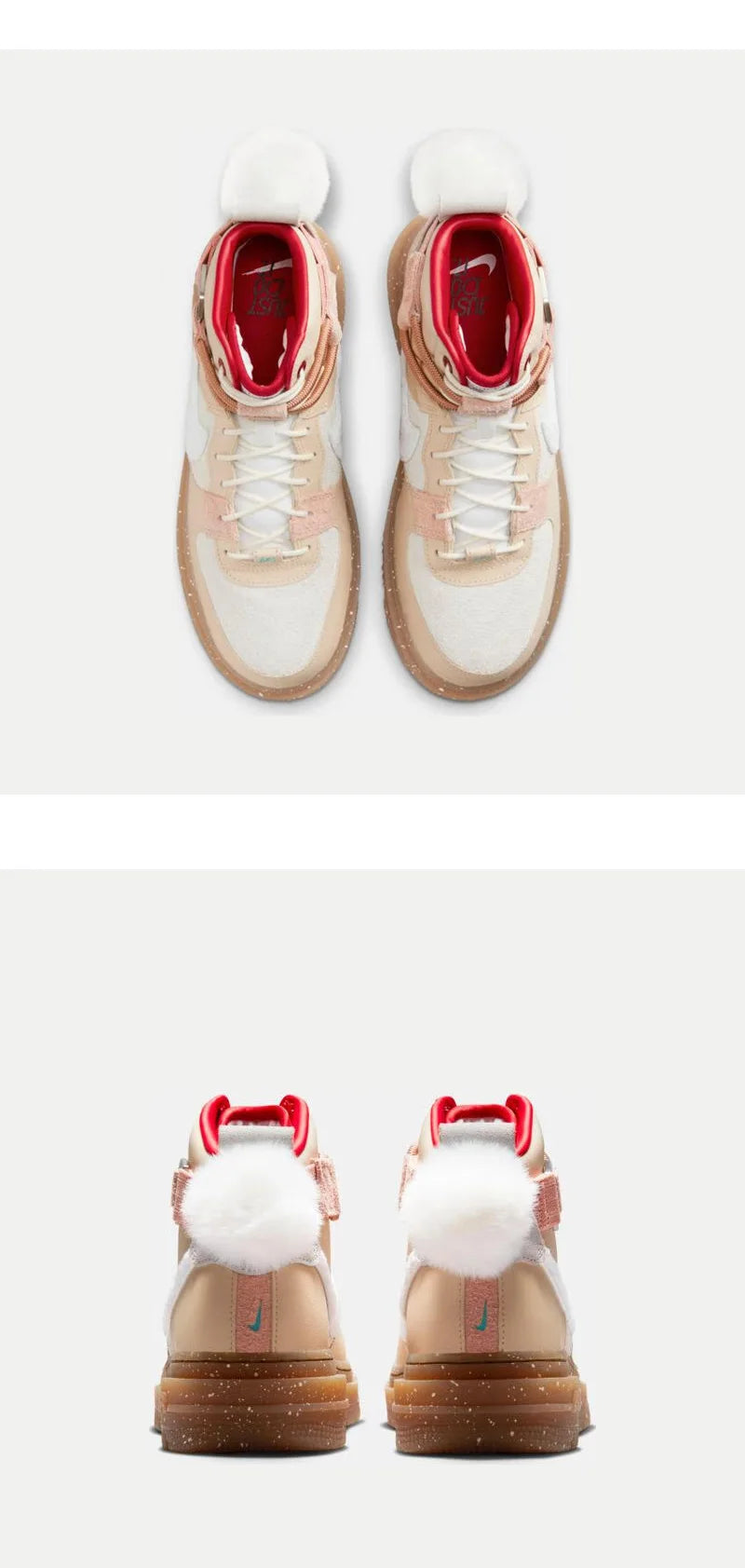 Nike genuine AF1 HI UT 2.0 GCEL Sapatilhas de cano alto para mulher FD4343-102