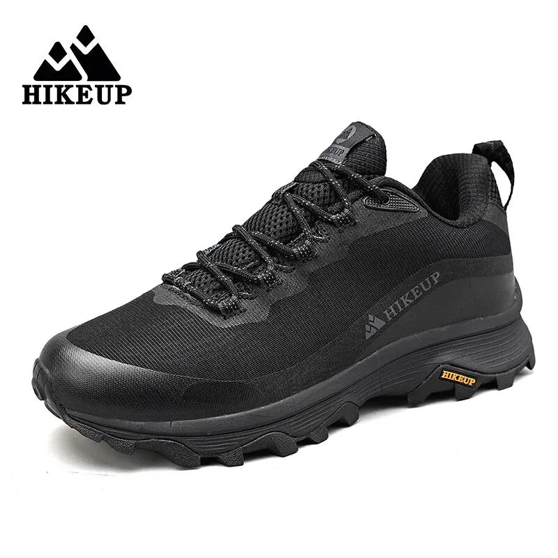 HIKEUP Outdoor Running Shoes Men Women Anti-Skid Hiking Camping Sports Trail Male Safety Footwear Comfort Trekking Sneakers