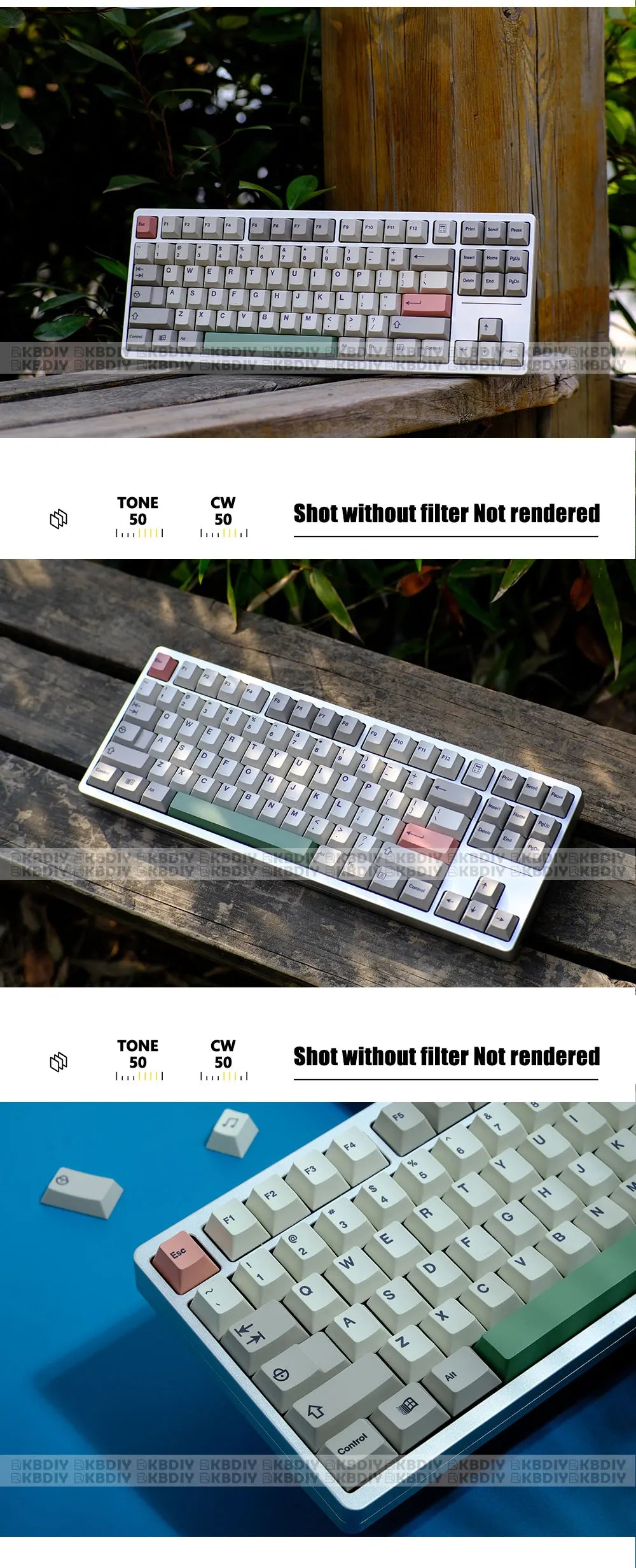 KBDiy GMK 9009 Retro Cherry Profile Keycap 134 Keys/Set For Mechanical Keyboard DIY Custom PBT DYE-SUB 61 60 Backlit ISO Keycaps