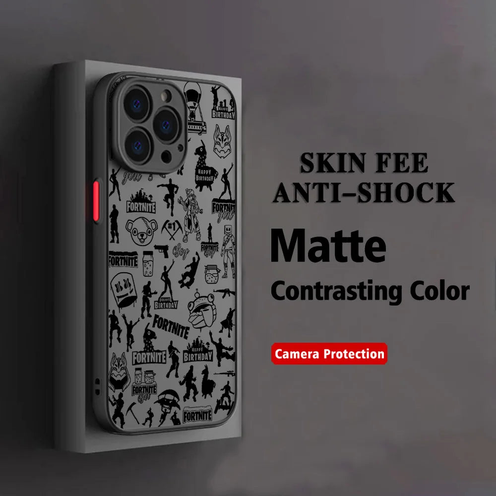 Hot Game F-Fortnite Phone Case For Samsung Galaxy A17 A07 A06 A56 A36 A26 A55 A14 A05 A15 A24 A25 A73 A04 A40E A25 A24 4G 5G