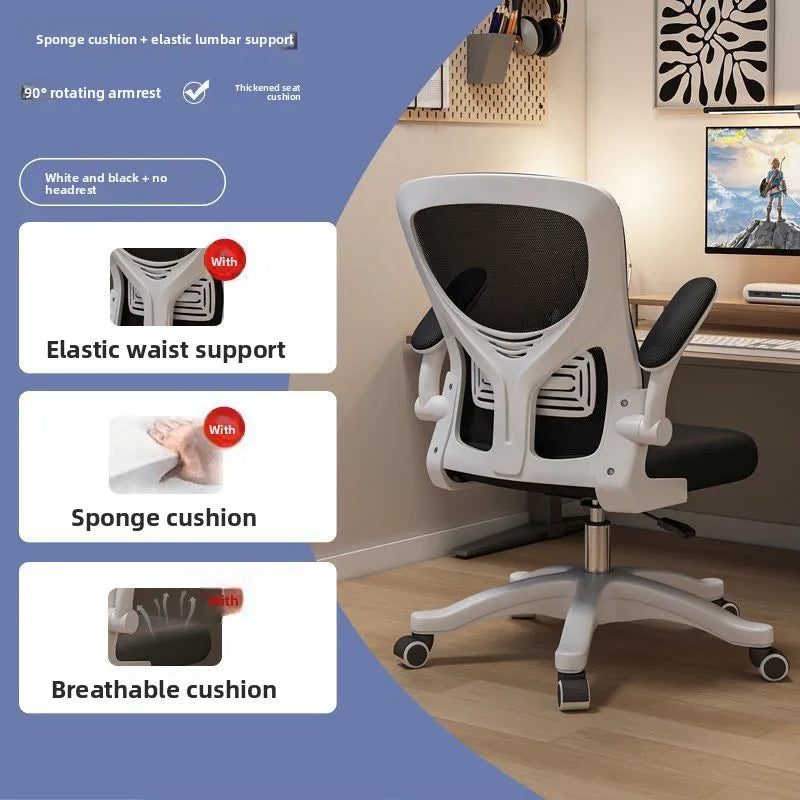 Sedia da gaming ergonomica per dormitorio e ufficio, ideale per lunghe sessioni, comoda sedia per scrivania e computer, sedia da gaming confortevole