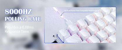 ATTACK SHARK X68MAX HE Tastiera in alluminio Rapid Trigger con switch magnetici 60% cablata 8KHz con precisione RT di 0.005mm