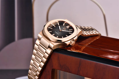 PAGANI DESIGN 2026 New Luxury Automatic Watch Men's Mechanical Wristwatch Stainless Steel Sapphire glass 40MM Barrel dial Watch