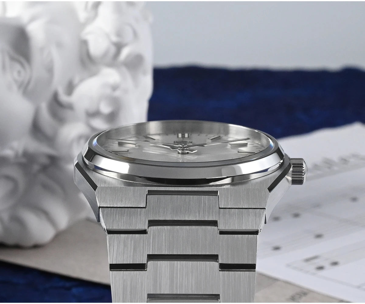 San Martin Classic Men Watch 40mm Miyota 9015 Luxury Dress Automatic Mechanical Wristwatch Quick Release Bracelet SN0023 Watch