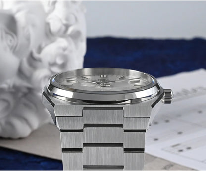 San Martin Classic Men Watch 40mm Miyota 9015 Luxury Dress Automatic Mechanical Wristwatch Quick Release Bracelet SN0023 Watch