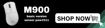 Delux M900Pro Ergonomic Wireless Gaming Mouse 8K PAW3395 Magnetic RGB Charging Dock Rechargeable Wired Mice for Big Hand PC