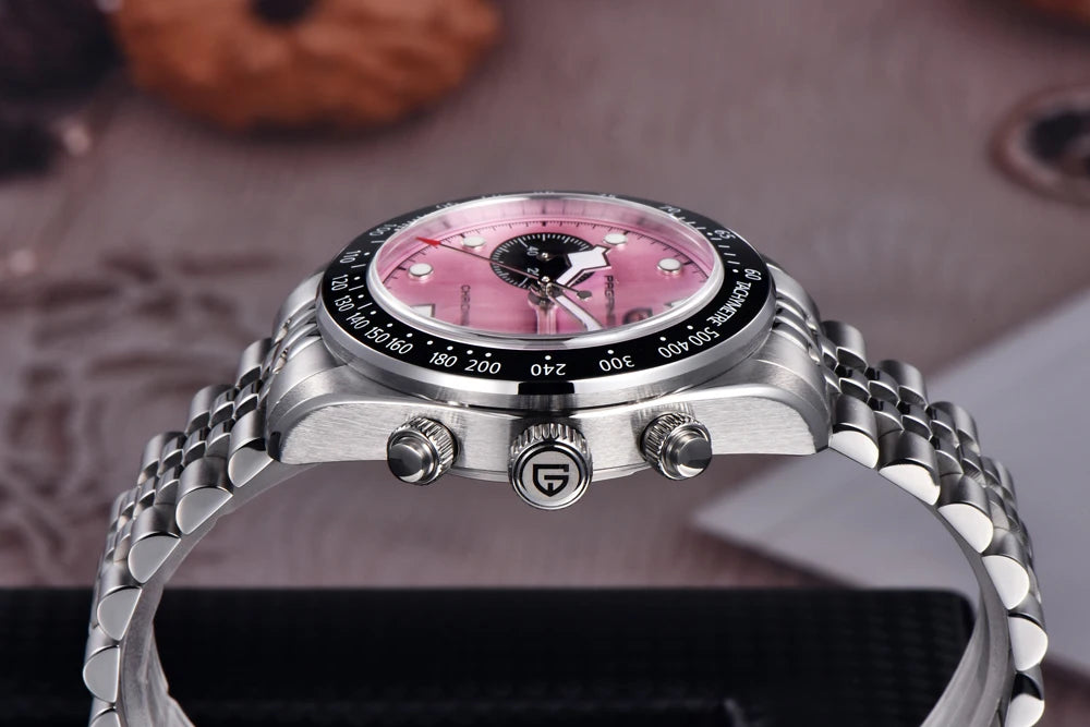 New PAGANI DESIGN 2026 Panda Retro Men's Watch Luxury Quartz Watch Men Speed Chronograph AR Sapphire Luminous Local Shipping