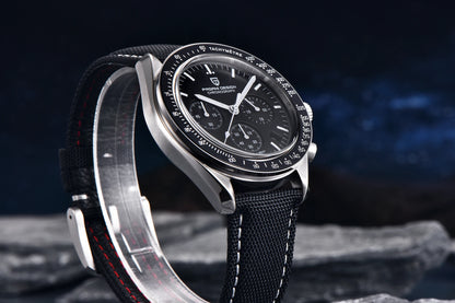 PAGANI DESIGN 2026 New V6 Moon Watches Men Luxury Quartz Watch For Men Speed Sport Chronograph AR Sapphire crystal Wristwatch