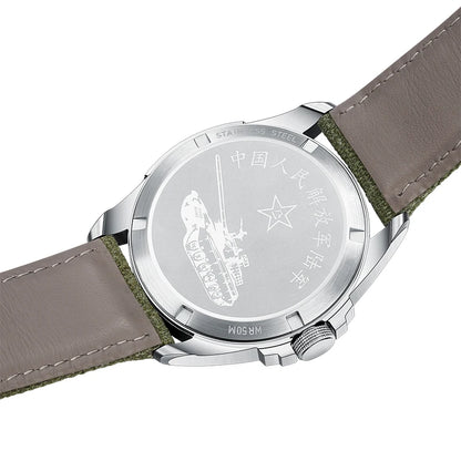 Seagull D581 Men's Automatic Mechanical Watch Military Retro Fashion Clock  Luminous Waterproof Sport Wristwatch Mens Gift