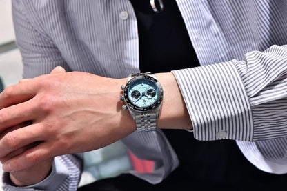 New PAGANI DESIGN 2026 Panda Retro Men's Watch Luxury Quartz Watch Men Speed Chronograph AR Sapphire Luminous Local Shipping