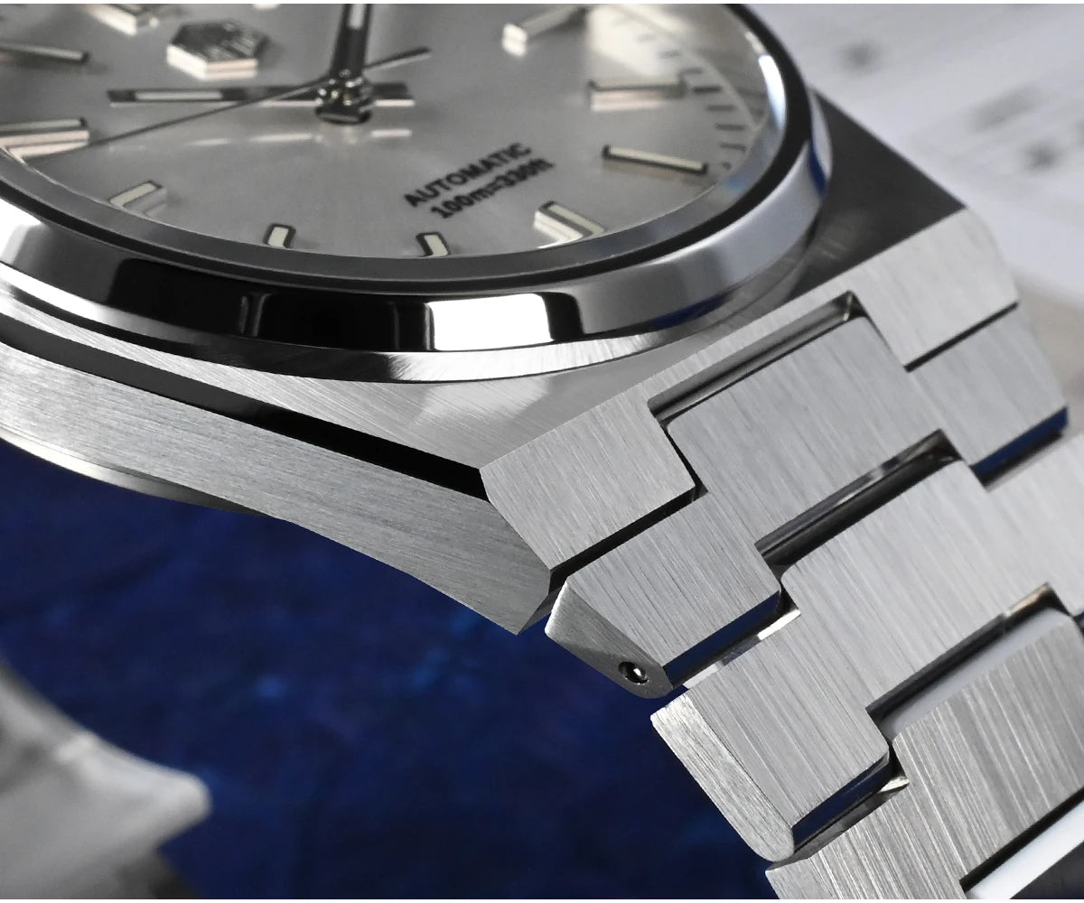 San Martin Classic Men Watch 40mm Miyota 9015 Luxury Dress Automatic Mechanical Wristwatch Quick Release Bracelet SN0023 Watch