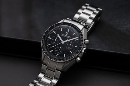 PAGANI DESIGN 2026 New V6 Moon Watches Men Luxury Quartz Watch For Men Speed Sport Chronograph AR Sapphire crystal Wristwatch
