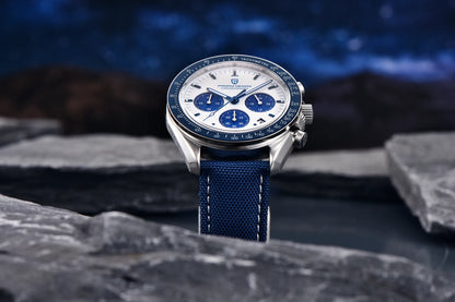 PAGANI DESIGN 2026 New V6 Moon Watches Men Luxury Quartz Watch For Men Speed Sport Chronograph AR Sapphire crystal Wristwatch