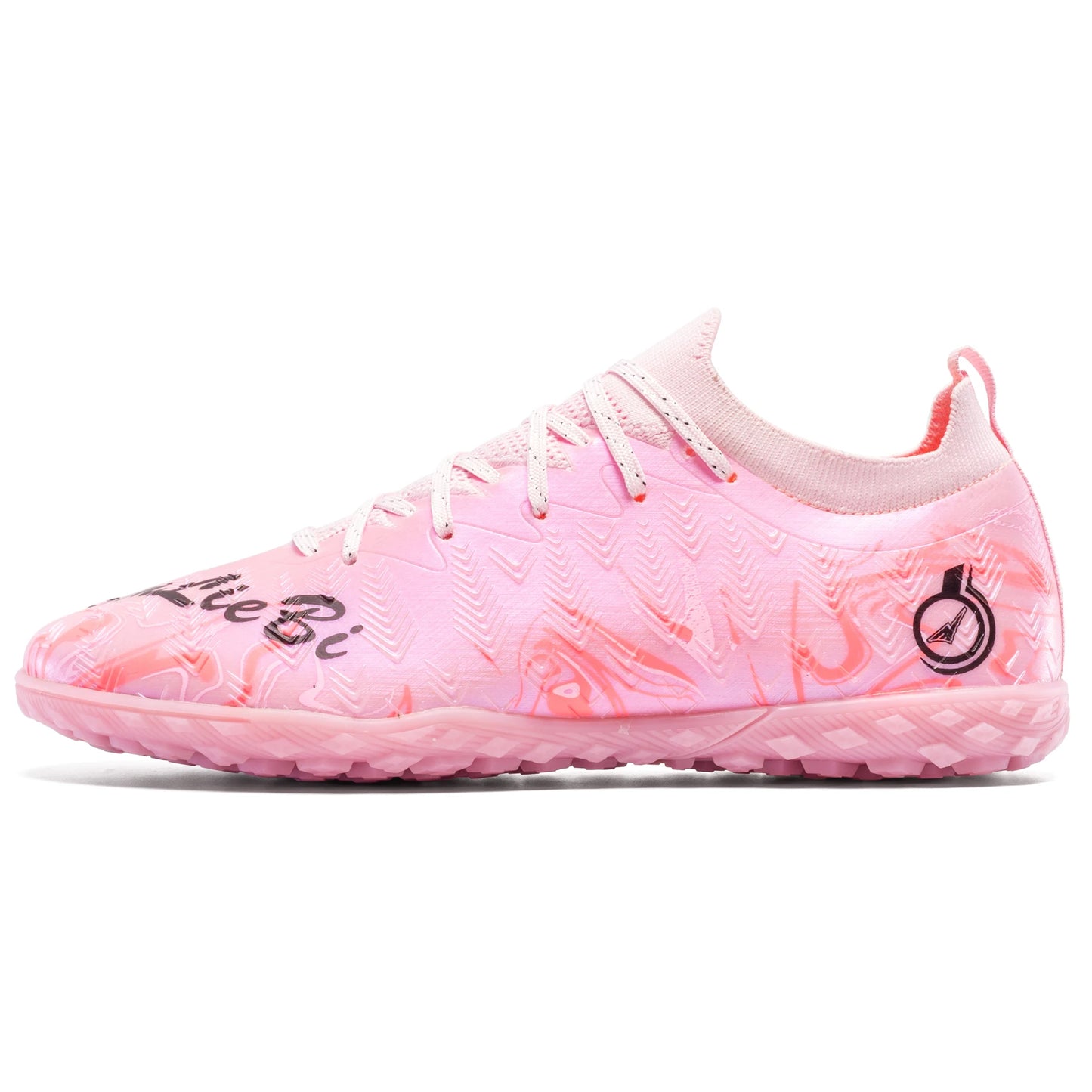 Men's Professional Football Boots High-Top Soccer Cleats FG & TF Sneakers for Outdoor Training & Matches Multi-Color Wear-Resistant