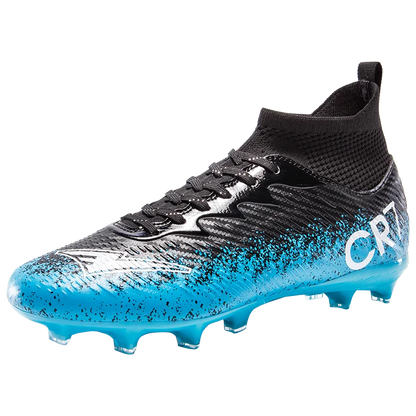 Men Football Boots Non-Slip High-Quality Soccer Shoes Grass Cleats High-Top Futsal Sneakers Match for Training Competition