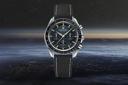 PAGANI DESIGN 2026 Nuovo orologio da uomo rosso di lusso al quarzo, cronografo con data automatica, impermeabile, spedizione locale