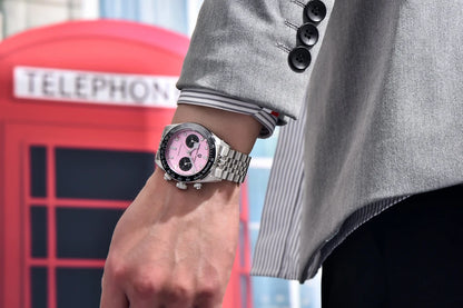 New PAGANI DESIGN 2026 Panda Retro Men's Watch Luxury Quartz Watch Men Speed Chronograph AR Sapphire Luminous Local Shipping