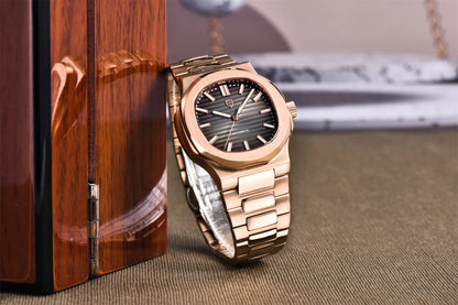 PAGANI DESIGN 2026 New Luxury Automatic Watch Men's Mechanical Wristwatch Stainless Steel Sapphire glass 40MM Barrel dial Watch