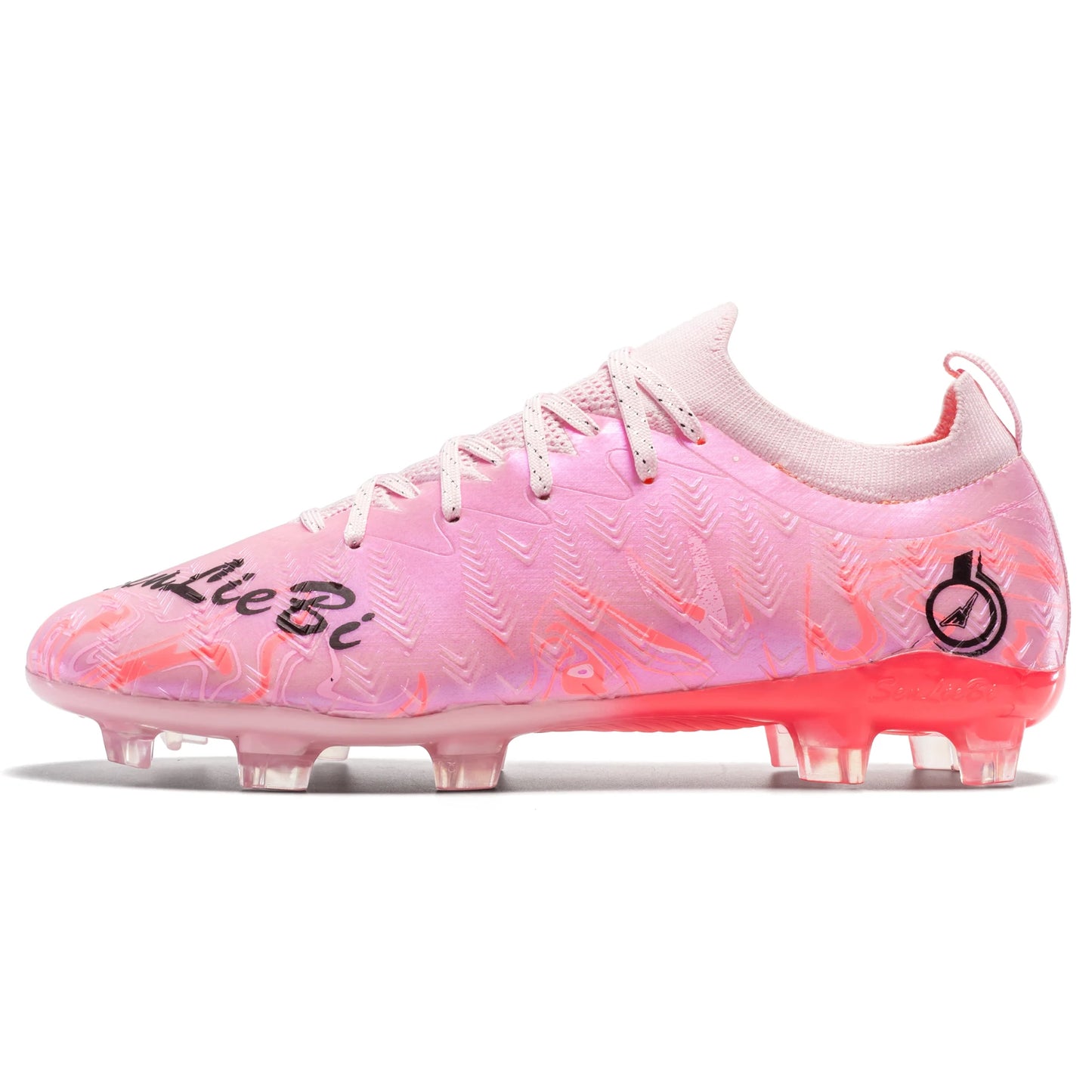 Men's Professional Football Boots High-Top Soccer Cleats FG & TF Sneakers for Outdoor Training & Matches Multi-Color Wear-Resistant