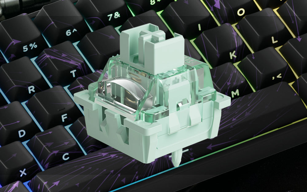 Teclado Mecânico Akko MonsGeek FUN60 com Switch Magnético, 60%, Teclado Gaming, Rapid Trigger 0.01mm, 8K, ARGB, HE/TMR, Teclado Personalizado