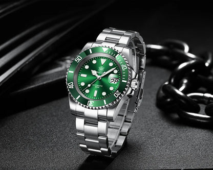 SD1953 STEELDIVE Brand Ceramic Bezel 41mm Steeldive 30ATM Water Resistant NH35 Automatic Mens Dive Watch  with Milled Clasp