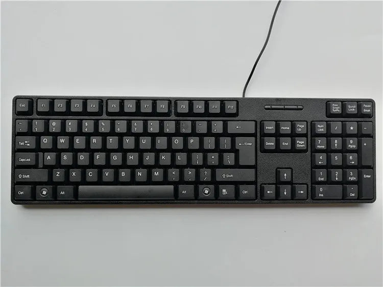 Keycap con lettere spagnole, francesi, russe e arabe per tastiera gaming USB cablata 104 tasti per computer