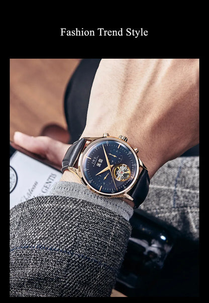 CARNIVAL Mechanical Dress Watches for Men Brands Luxury Sapphire Automatic Wristwatches Men's Waterproof 2025 Men's Watch