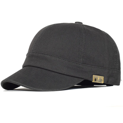 Baseballová čepice s krátkou krempou, bavlněná, pro muže i ženy, měkká, vintage, „dad hat“, nastavitelná, ve stylu trucker, nízkoprofilová čepice