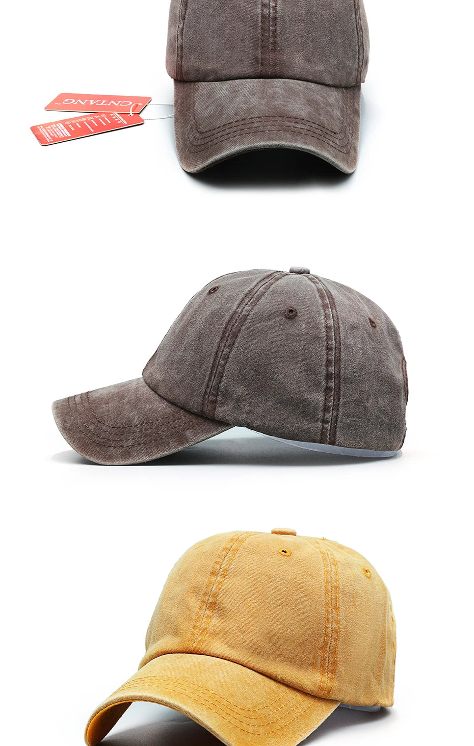 CNTANG Șapcă de baseball clasică și casual pentru bărbați, de primăvară-vară, șepci simple pentru femei, din bumbac, cu clapă rabatabilă, marcă unisex