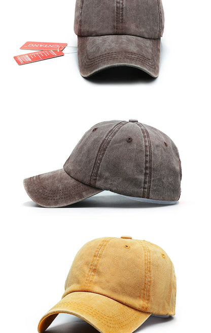 CNTANG Șapcă de baseball clasică și casual pentru bărbați, de primăvară-vară, șepci simple pentru femei, din bumbac, cu clapă rabatabilă, marcă unisex