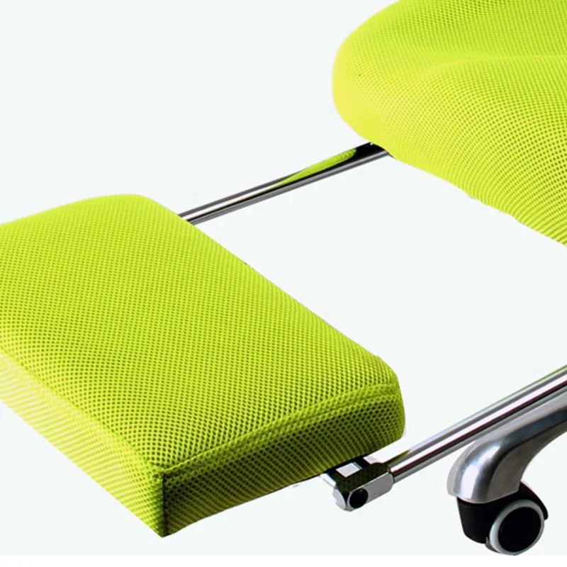 Cadeira de computador para escritório em casa, em malha, com apoio para pés, reclinável para pausa de almoço, rotativa, elevatória, com apoio de cabeça BR-10
