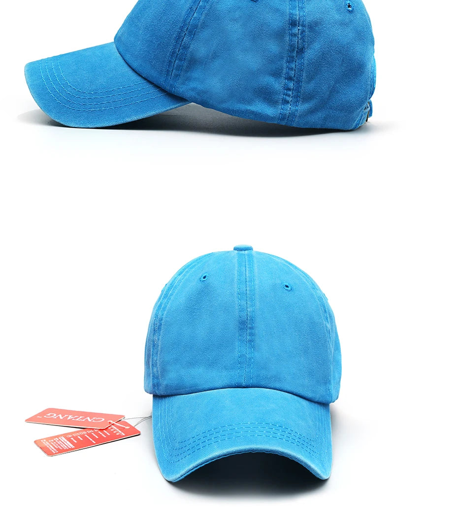 CNTANG Șapcă de baseball clasică și casual pentru bărbați, de primăvară-vară, șepci simple pentru femei, din bumbac, cu clapă rabatabilă, marcă unisex