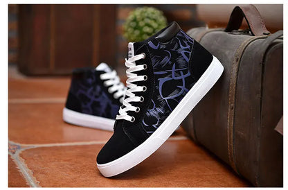 Scarpe casual da uomo per skateboard, sneakers alte sportive da uomo, scarpe outdoor traspiranti per camminata urbana, 48, Chaussure Homme 47