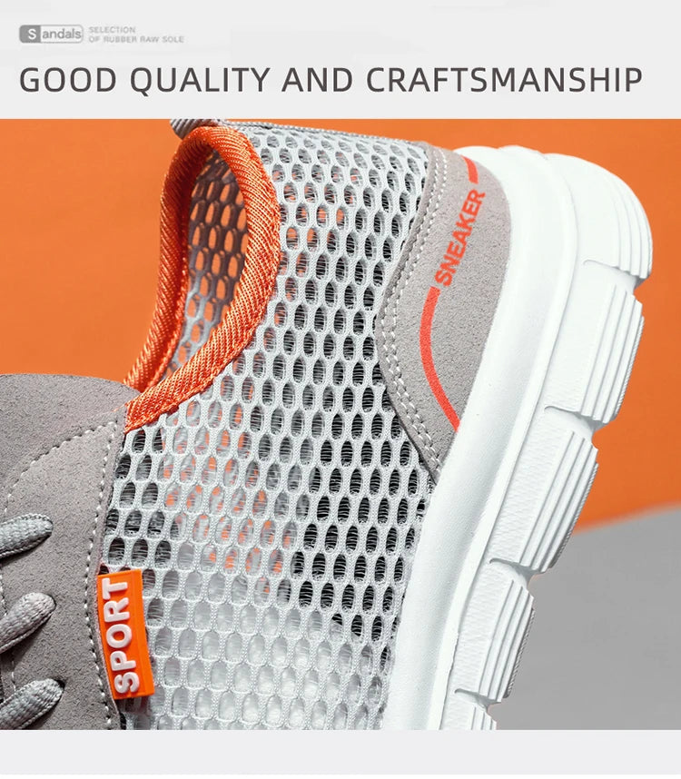 Men Aqua Shoes Outdoor Breathable Beach Shoes Lightweight Quick-Drying Wading Shoes Sport Water Camping Sneakers Shoes