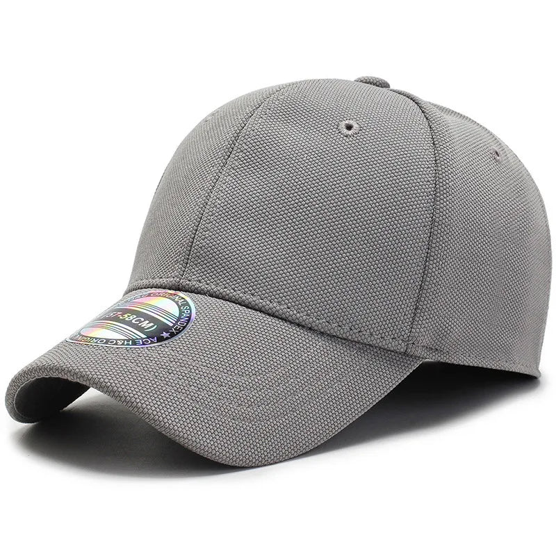 COKK Cappellino da baseball da uomo, cappellini snapback, cappellini da uomo su misura, cappellino chiuso a tesa intera, cappellini da donna, gorras, cappellino da uomo in stile trucker, casquette, per attività all'aperto, nero