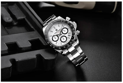 2026 New PAGANI DESIGN Chronograph Luxury Quartz Wrist Watch Automatic Date 100M Waterproof JAPAN VK63 Movement