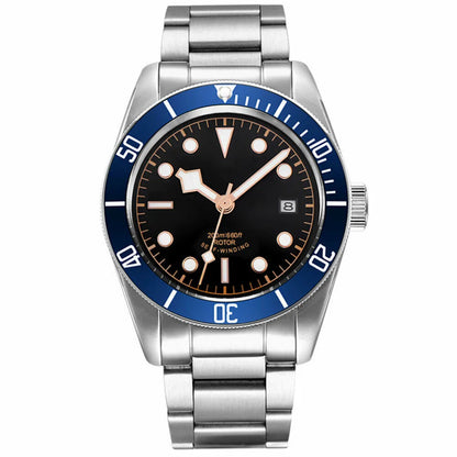 Luxury Customizable Logo Waterproof Japan nh35 Automatic Mechanical Wristwatch Full Steel Sapphire Men Watch Dress Male Clock