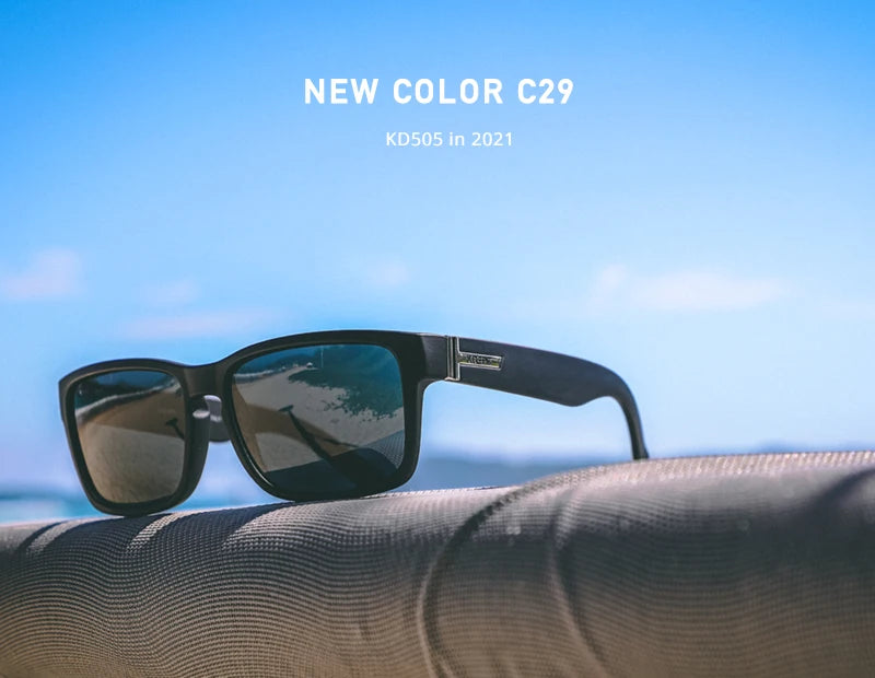 KDEAM Revamp Of Sport Men Sunglasses Polarized Shockingly Colors Sun Glasses Outdoor Driving Photochromic Sunglass With Box
