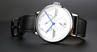 GUANQIN Mechanical Business Watch Men Luxury Brand Luminous Stainless Steel Strap Wrist Mens Automatic Watches Clock relogio BYR