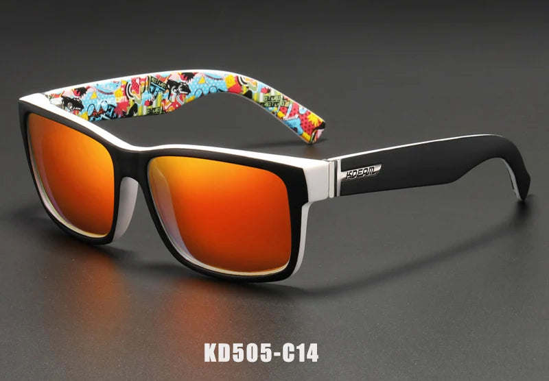 KDEAM Revamp Of Sport Men Sunglasses Polarized Shockingly Colors Sun Glasses Outdoor Driving Photochromic Sunglass With Box
